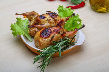 Roasted Quail