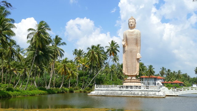 Peraliya Buddha Statue, the Tsunami Memorial in Hikkaduwa