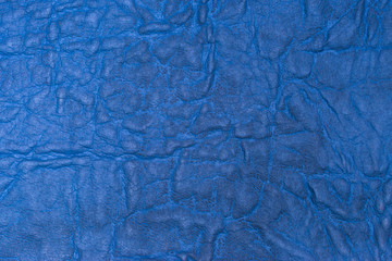 background of blue artificial leather