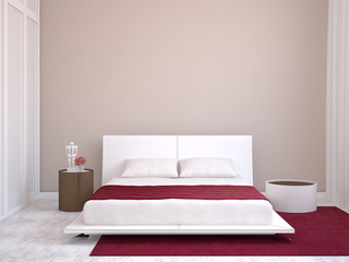 Modern bedroom.