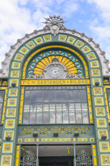 Obraz premium Facade of Abando train station, Bilbao (Spain)