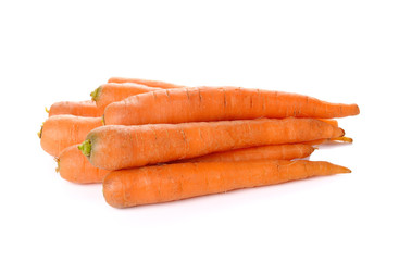 baby carrot on a white background