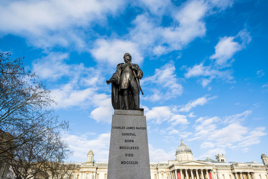 Statue Of General Sir Charles James Napier In Trafalgar Square