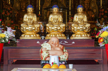 Buddha Statue in Chinese temple