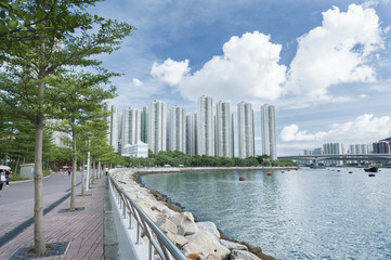 Residential buildings in Hong Kong