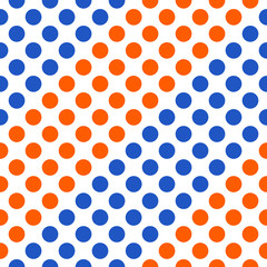 Fototapeta na wymiar Seamless geometric pattern diagonal stripes of circles.