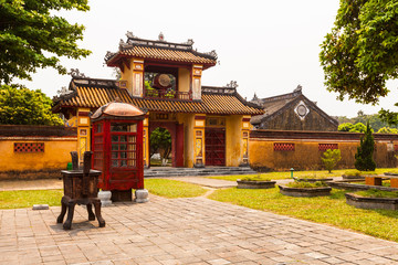 In der kaiserlichen Zitadelle in Hue