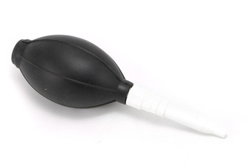 Hand Air blower isolated on white