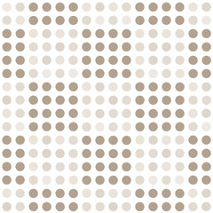 Seamless geometric pattern with square of circles.