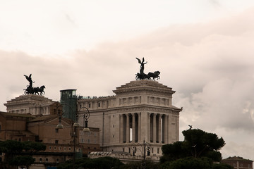 Naklejka premium Vittoriano or altar of the fatherland