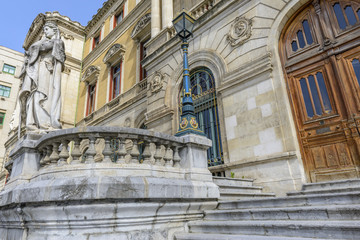 Facade of the City Hall of Bilbao (Spain)