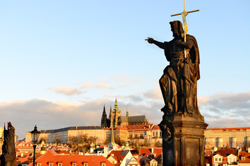 Fototapeta premium St. John the Baptist statue