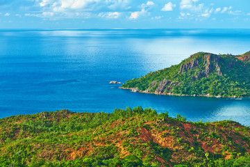 Beautiful landscape at Seychelles