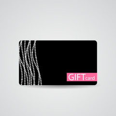 Abstract Beautiful Diamond Gift Card Design, Vector Illustration