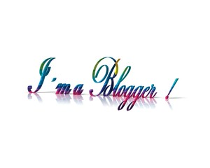 Obraz premium im a blogger