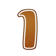 3d lovely gingerbread cookie number 1