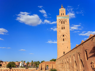 Fototapeta na wymiar Koutoubia in Marrakesh, Morocco