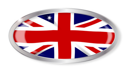 Union Jack Oval Button