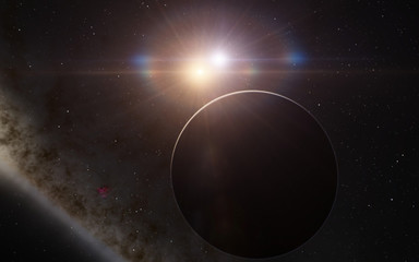 Obraz premium Alien Desert Exo Planet