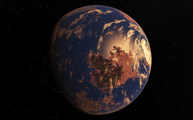 Alien Desert Exo Planet