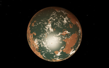 Alien Desert Exo Planet