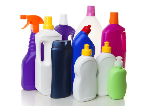 Multiple house cleaning products