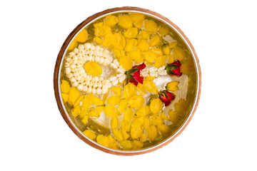 Thai garland Flowers and Water