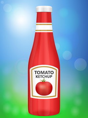tomato ketchup background