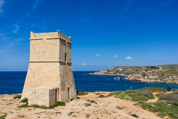 Fototapeta na wymiar tower in Malta