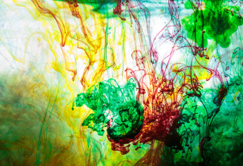 Obraz na płótnie Canvas Abstract and very colorful motion blur background