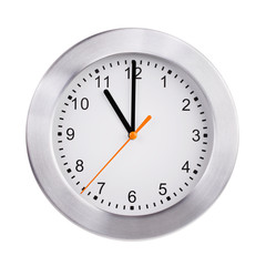 Exactly eleven hours on a round dial