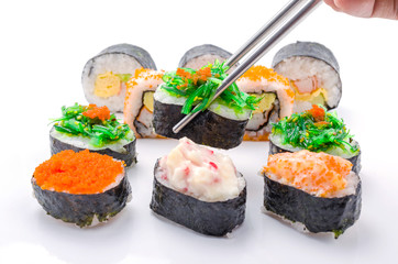 Sushi pieces collection
