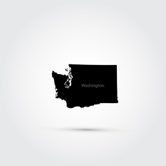 Map of the U.S. state of Washington