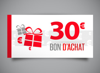 Bon d'achat de 30 euros