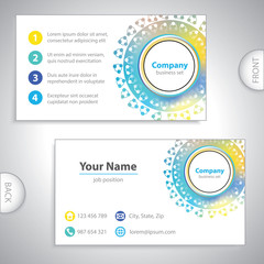 business card - science and research - laboratory research