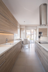 Wooden kitchen unit