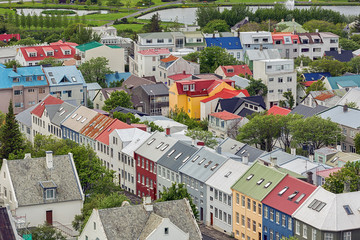 Fototapeta premium City of Reykjavik, Iceland.
