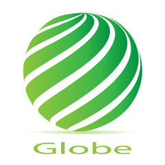 Business Corporate Abstract loop globe green logo