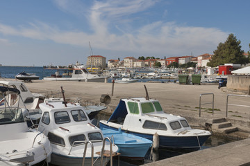 Fototapeta premium Porec marina in Croatia.