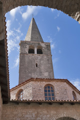 Fototapeta na wymiar Euphrasian Basilica in Porec, Croatia