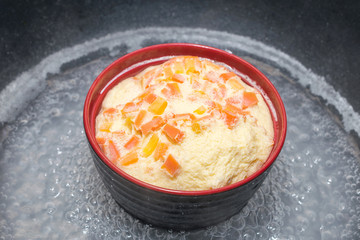 Steamed Egg with shrimp