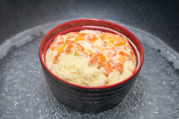 Steamed Egg with shrimp