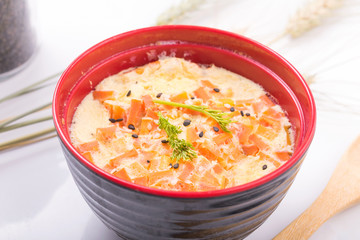 Steamed Egg with shrimp