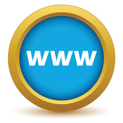 Gold www icon