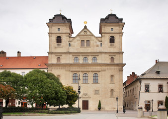 Fototapeta na wymiar Baroque Jesuits Church in Kosice. Slovakia
