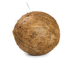 Coconut isolated on white background