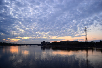 Fototapeta premium View of Neva River in St.Petersburg.