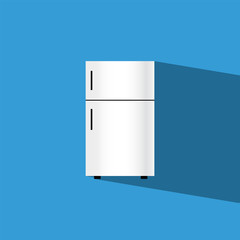 refrigerator flat icon  vector illustration eps10