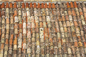 Old roof tiles