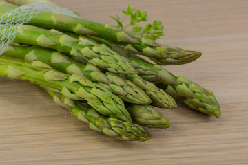Raw asparagus